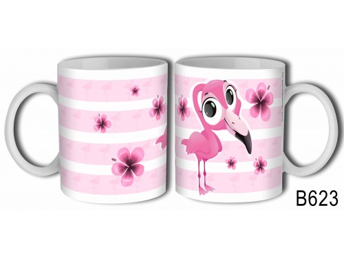 (B623) Bögre 3 dl - Flamingóka - Flamingós ajándék ötletek